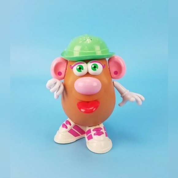 Playskool Mr. Mrs. Potato Head 10 Pc Set 7" Pink Purple Green VG - Picture 2 of 12